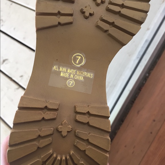 Dead stock vintage platform wedge 90’s chunky wood - Picture 6 of 9